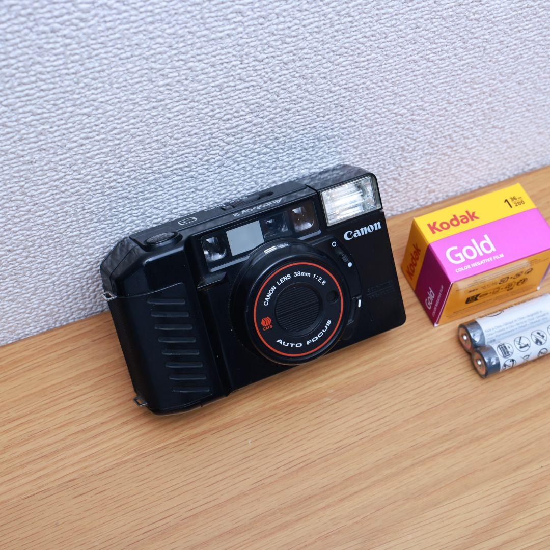フィルムカメラ Canon Autoboy2フィルム電池付き