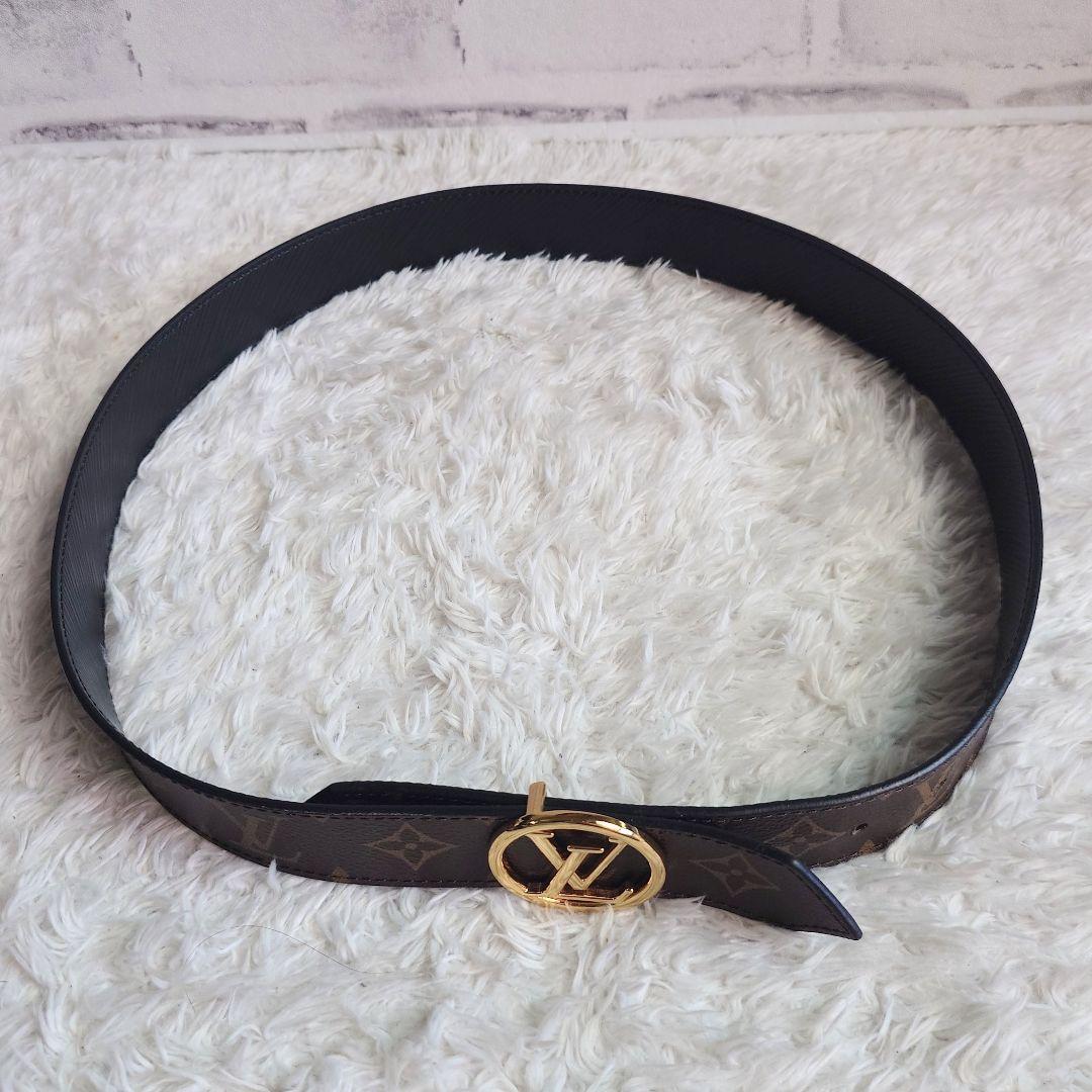 箱付 ルイヴィトン リバーシブル ベルト M9935 サンチュール モノグラム