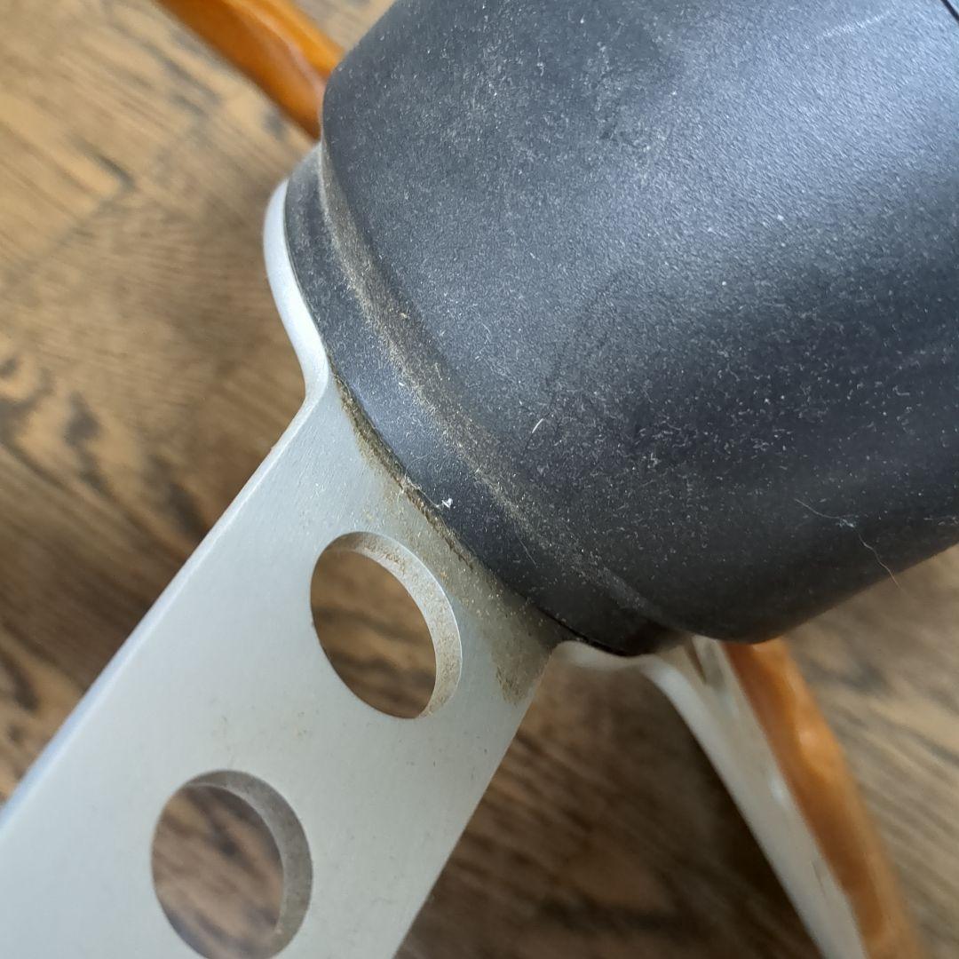 ジャンク MOMO ウッド ステアリング ハンドル レストアベース ボス付