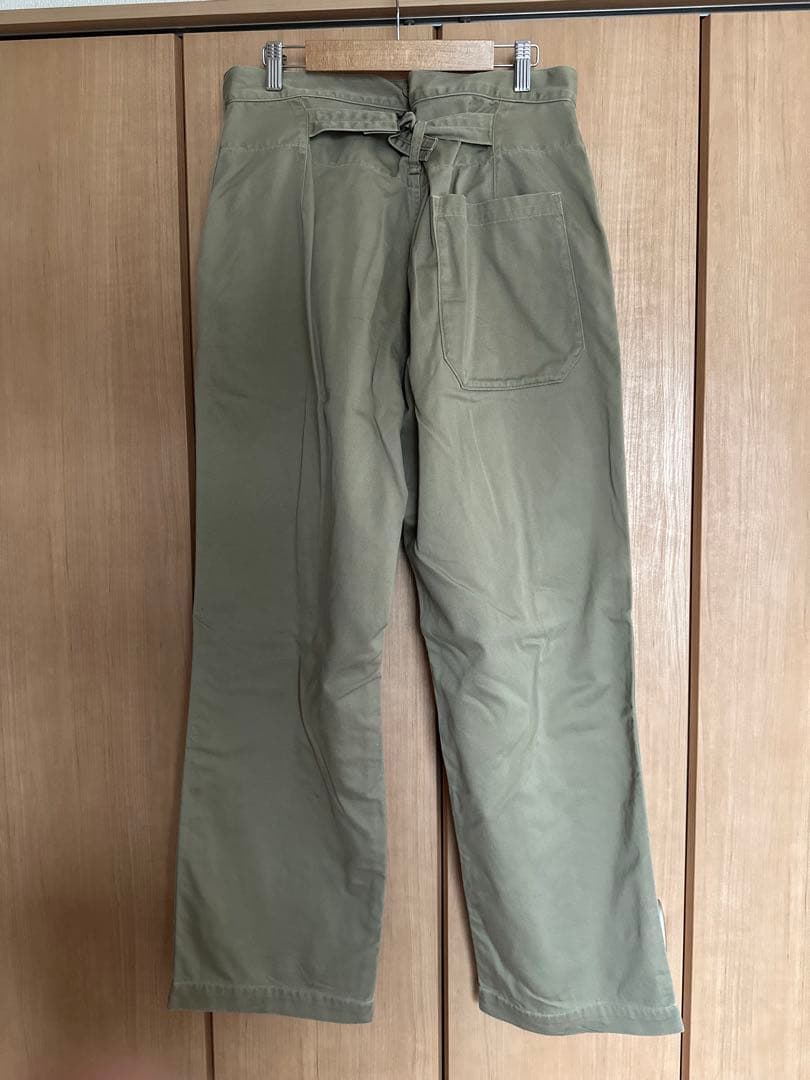 COMOLI コモリ　コットンチノ　オーバーパンツ　チノパン