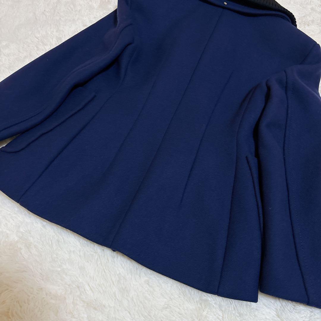 2023年モデル☆スポーツマックス ピーコート 2way 女優襟 リブニット