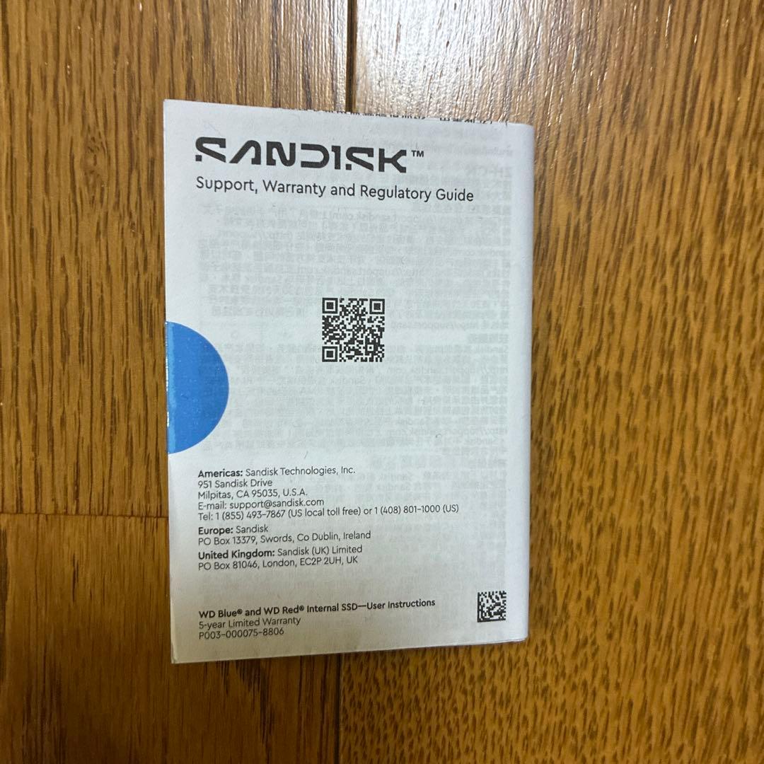 [shu]新品同様WD Blue SA510 1TB SATA SSD