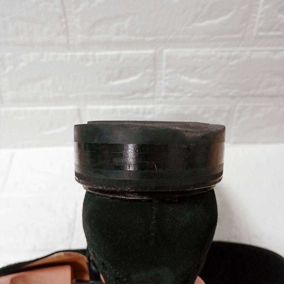 Berwick 3662 ブラック スエード ウィングチップシューズ