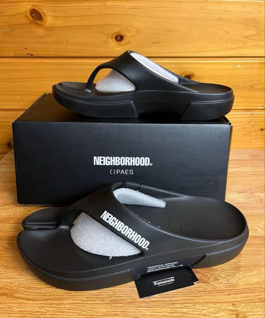 NEIGHBORHOOD NH X PAES BLACK 28cm 新品未使用