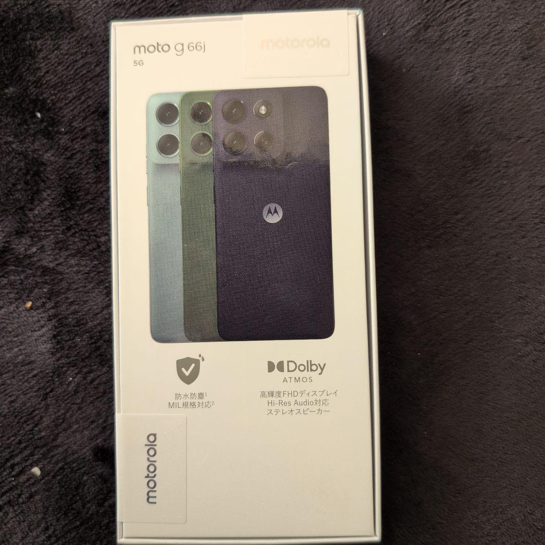 スマートフォン本体 moto g 66j 5G PANTONE Black Oyster 128GB
