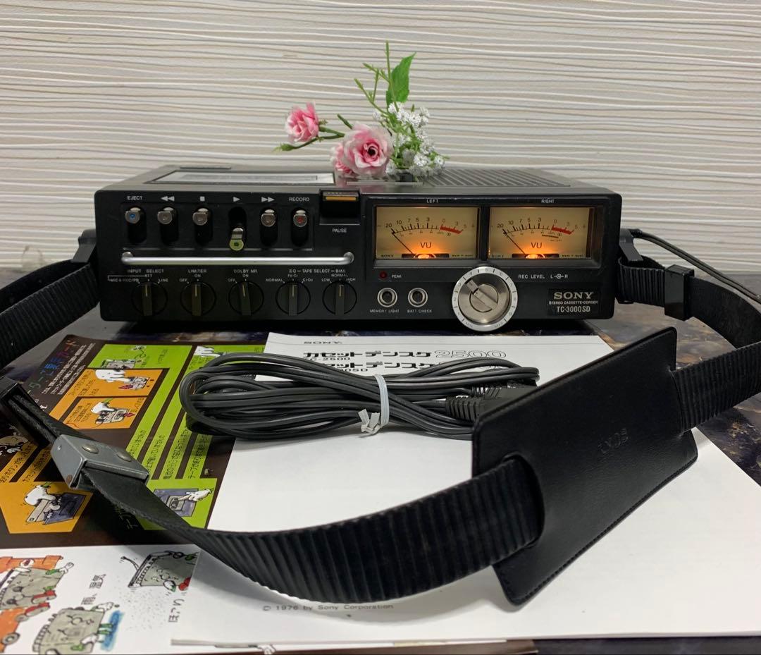 希少SONYソニー TC-3000 SDデンスケ3000カセット中古品動作品美品