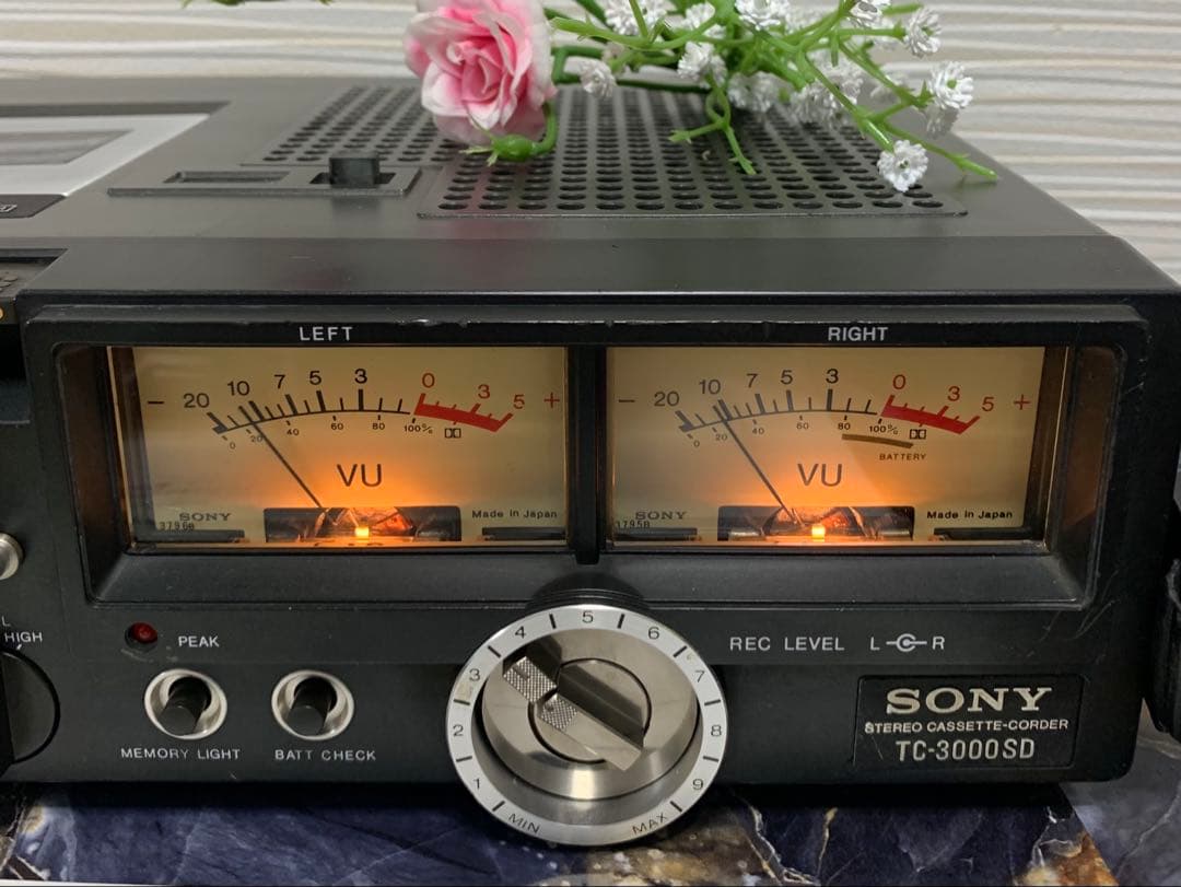 希少SONYソニー TC-3000 SDデンスケ3000カセット中古品動作品美品