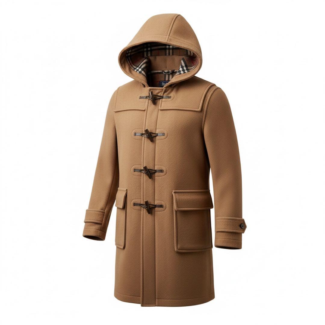 【英国製】Burberrys バーバリー 裏地ノバチェック柄 ダッフルコート