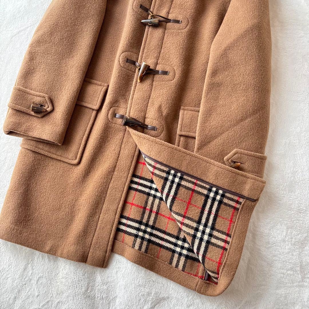 【英国製】Burberrys バーバリー 裏地ノバチェック柄 ダッフルコート