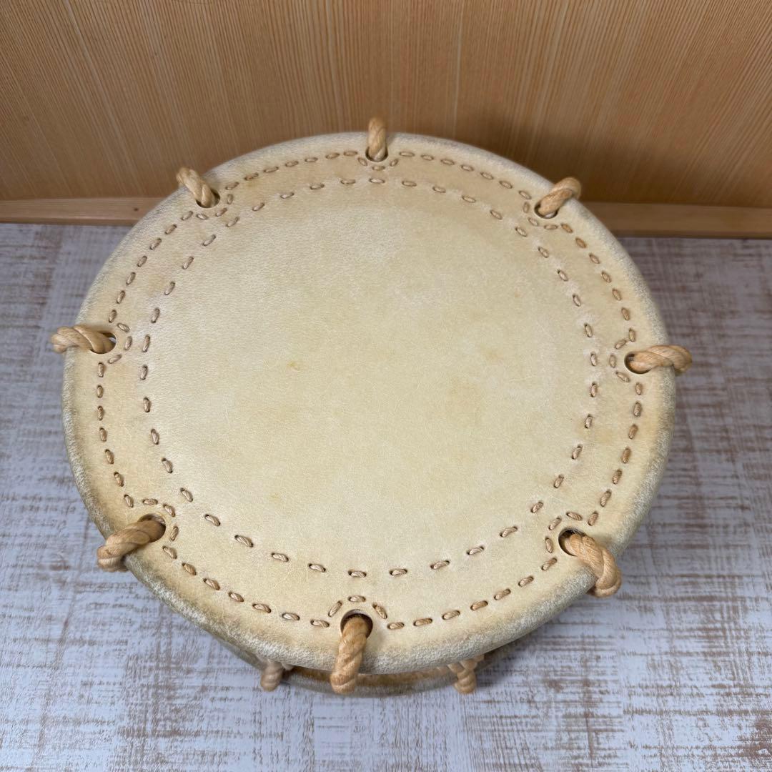 締太鼓 紐締め 平太鼓 和太鼓　スタンド付き　太鼓　祭り