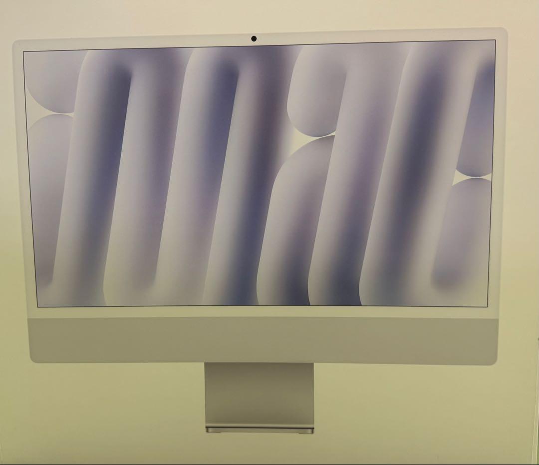 最終値下 シルバー iMac (AppleM4, 16GB, 256GBSSD)