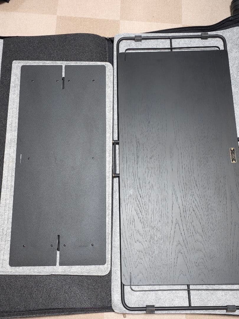 nodel design バタフライテーブルM Black Set