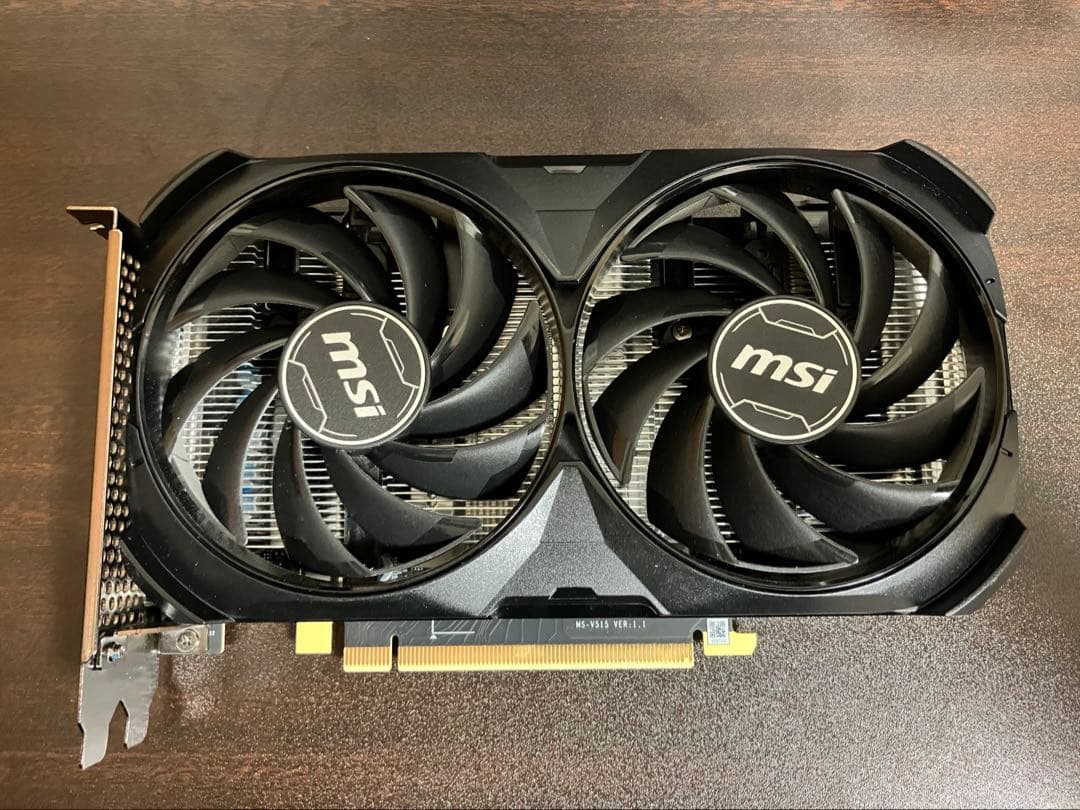 グラフィックボード・グラボ・ビデオカード MSI Geforce RTX 4060ti VENTUS 8GB OC