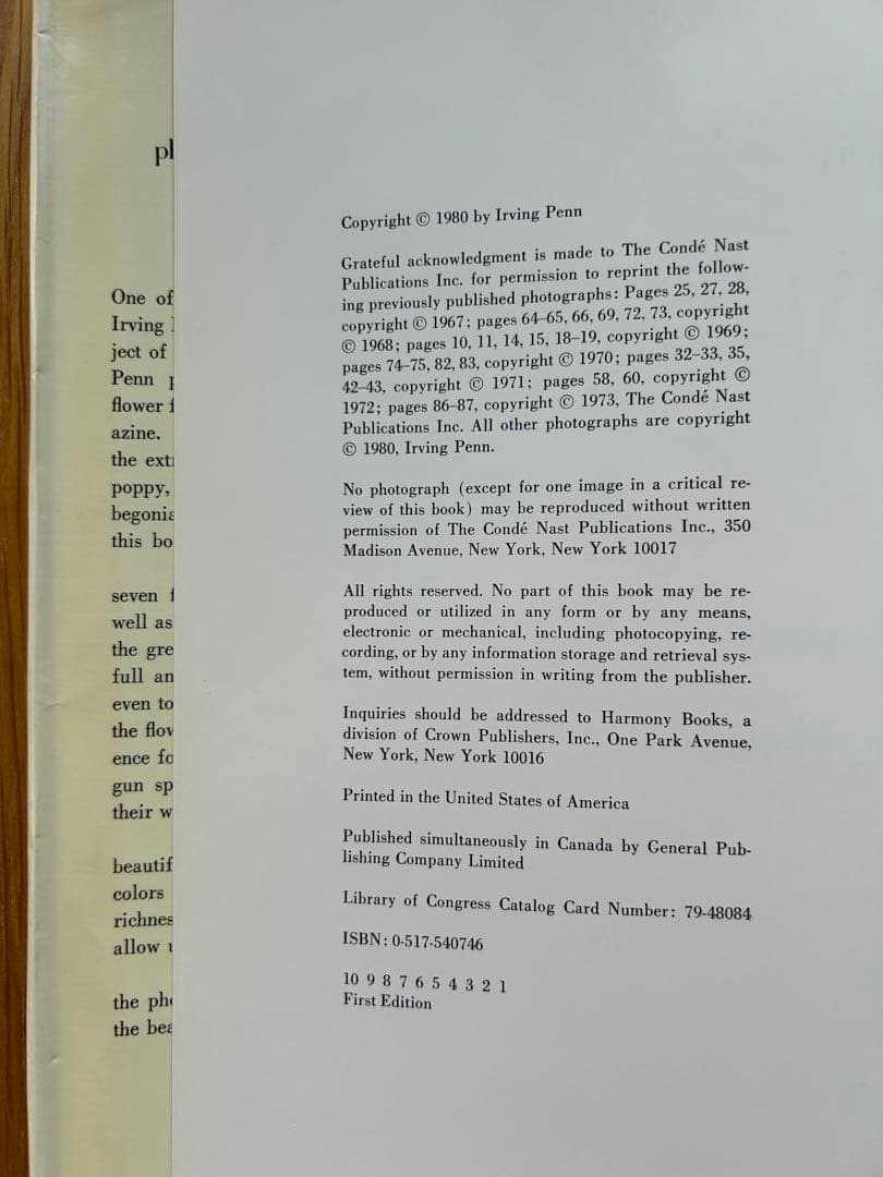 FLOWERS Irving Penn アーヴィングペン