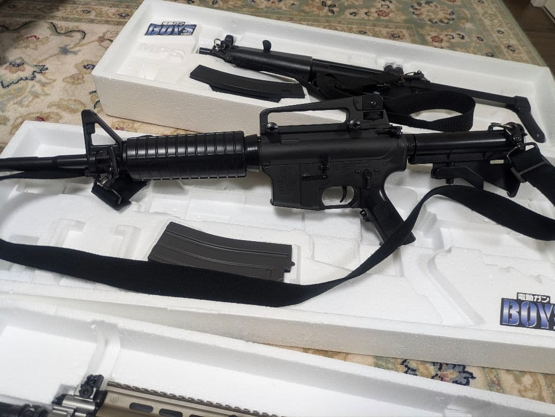 エアガン電動東京マルイ3個セットMP5など