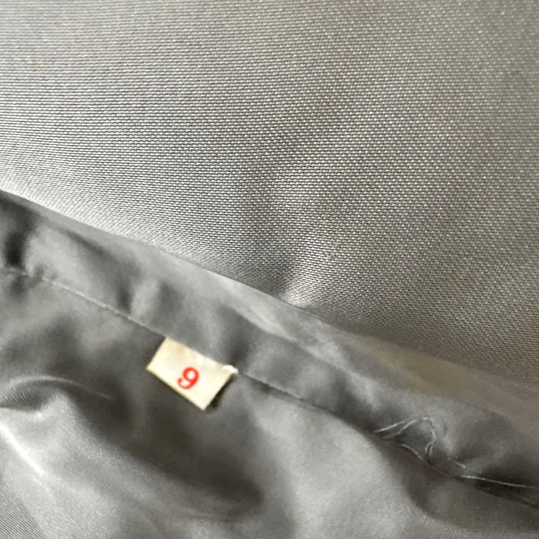 サファイアミンク ショートコート ジャケット ライトグレー 9号