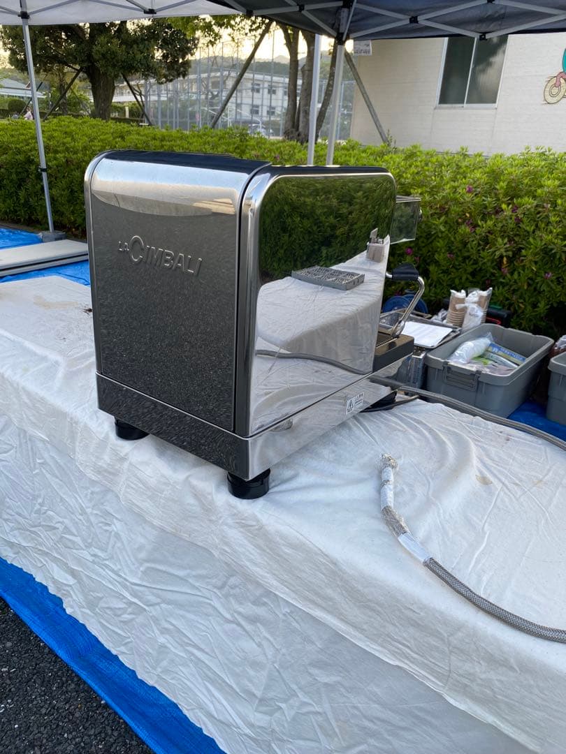 【Z】ラチンバリ100Vエスプレッソマシン＋バリスタグッズ一式