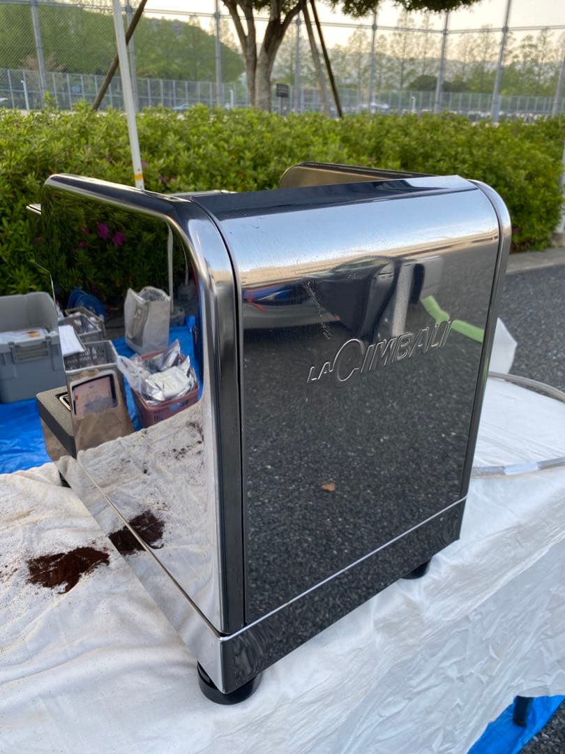 【Z】ラチンバリ100Vエスプレッソマシン＋バリスタグッズ一式