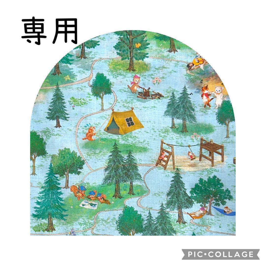 ゆー☆22fabric生地使用☆レジ袋型マイバッグ☆yukiemon