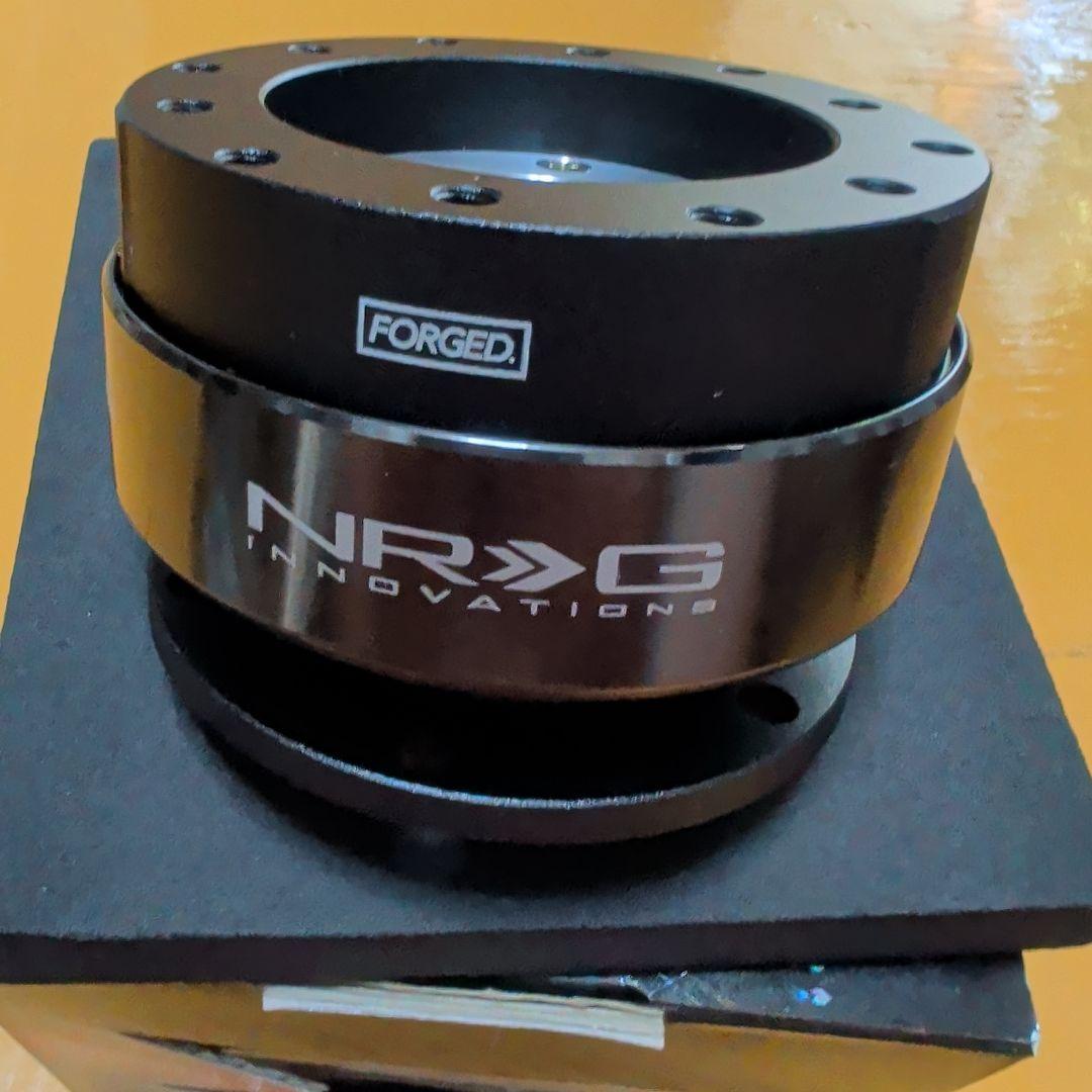 NRG SRK-200-1BK ステアリングハブ ブラック　チン音