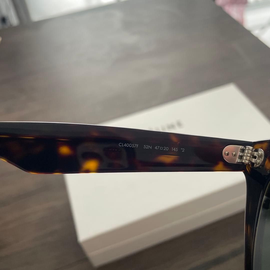 CÉLINE サングラスCL40057F 52F ほぼ新品未使用