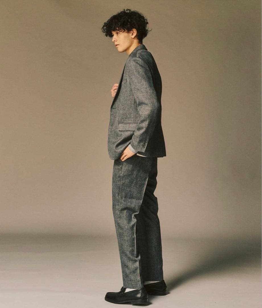 【新品】417 EDIFICEツイード セットアップ ジャケットスラックス