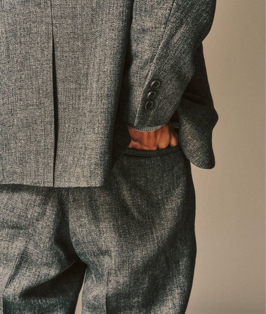 【新品】417 EDIFICEツイード セットアップ ジャケットスラックス