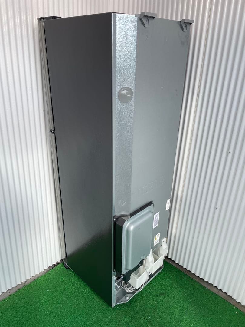 921 シャープ おしゃれシルバー 2ドア冷蔵庫 225L トップフリーザー