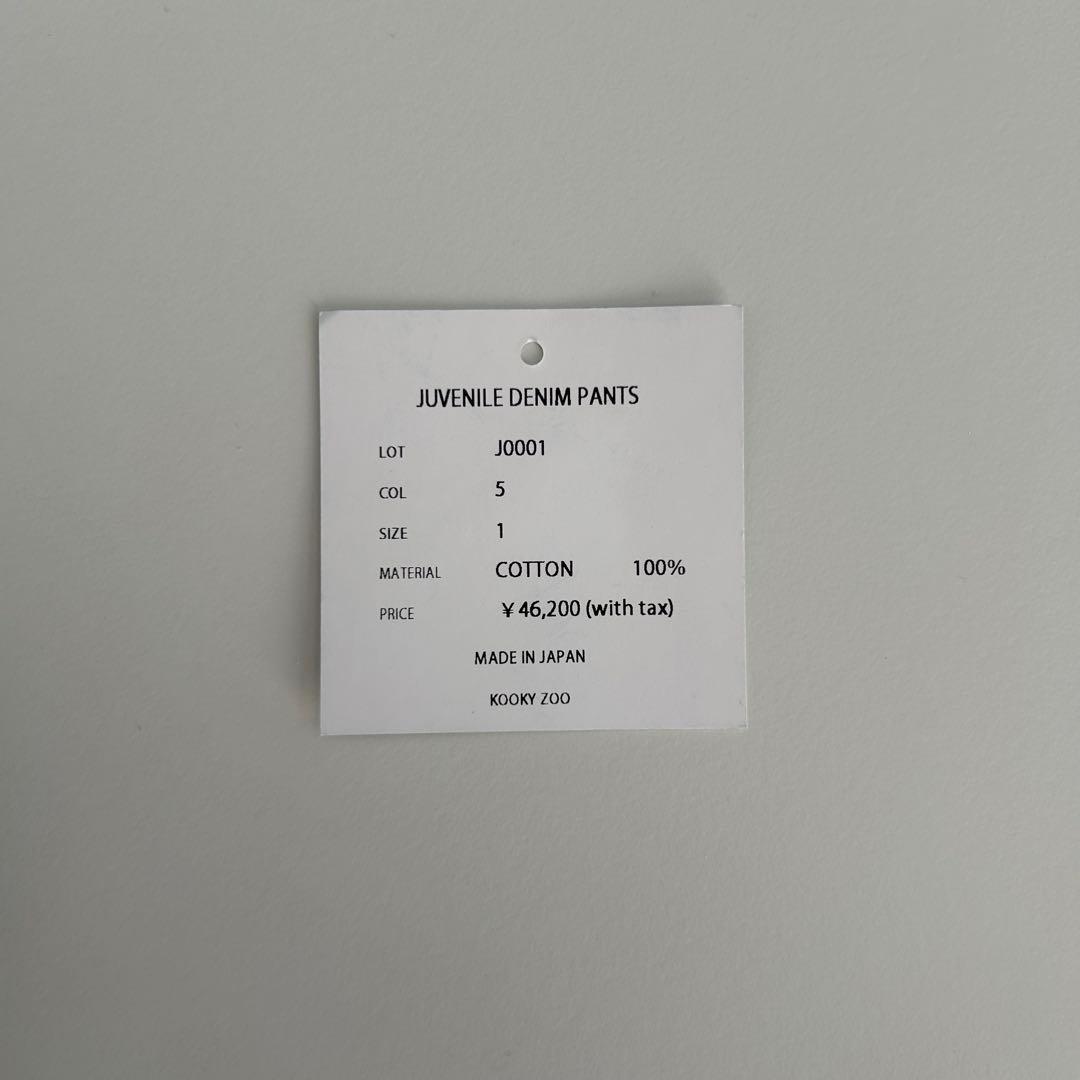 KOOKY ZOO JUVENILE DENIM PANTS サイズ1