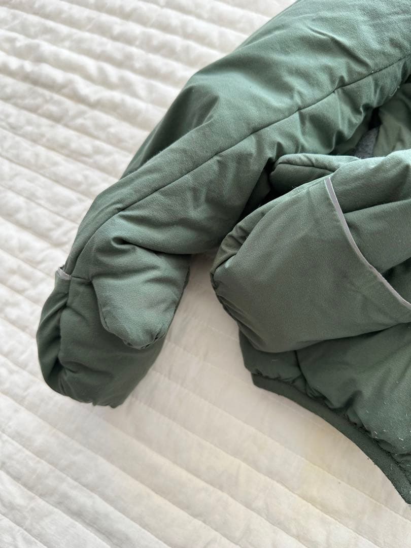 【マウンテン】ミトン付き　キッズアウター【110㎝】グリーン