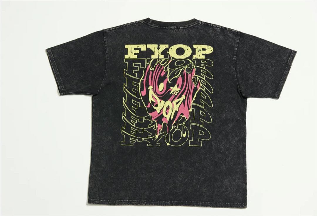 FYOP グラフィックTシャツ ダークグレーFC限定