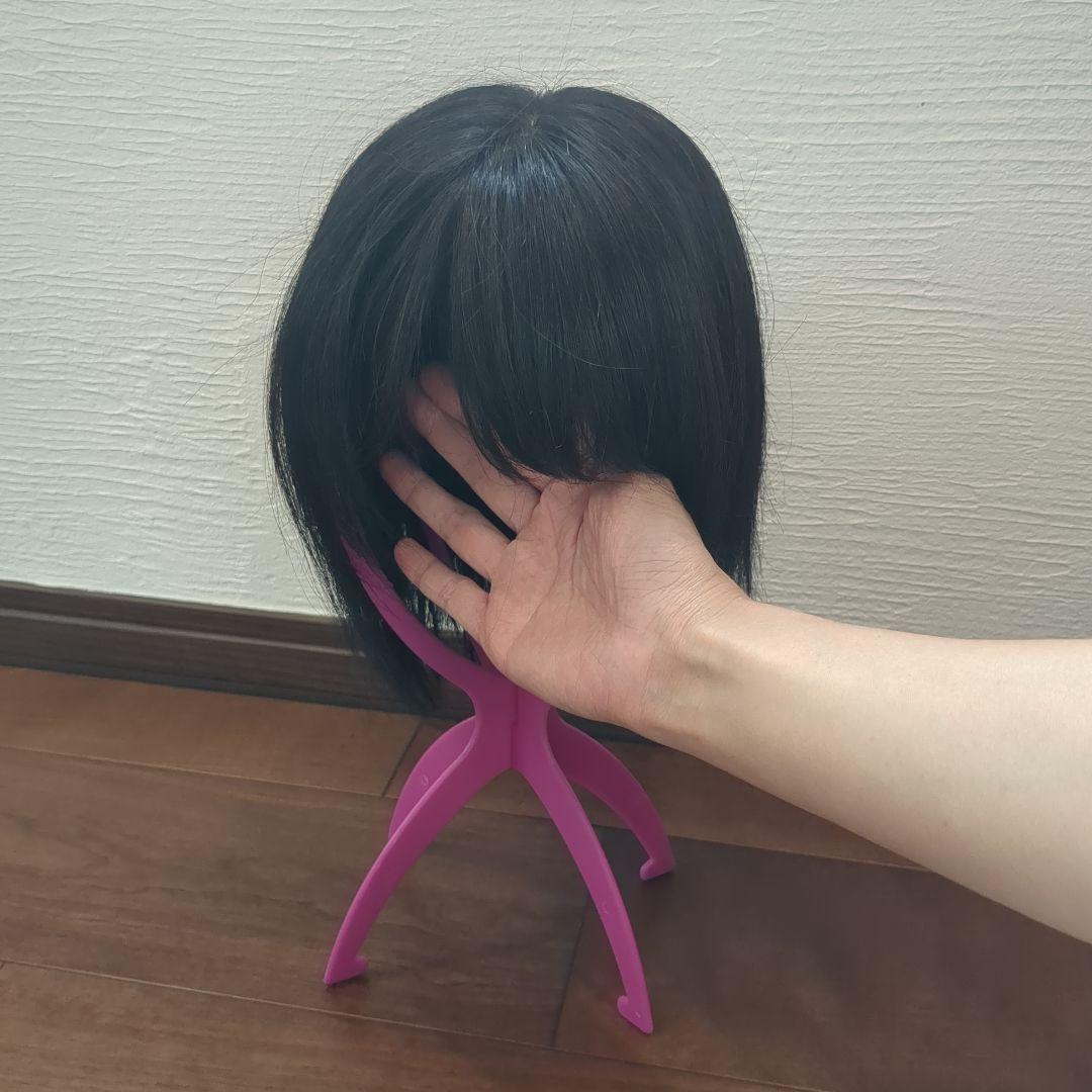 ウィッグ　ショート　ブラック　黒　リネアストリア