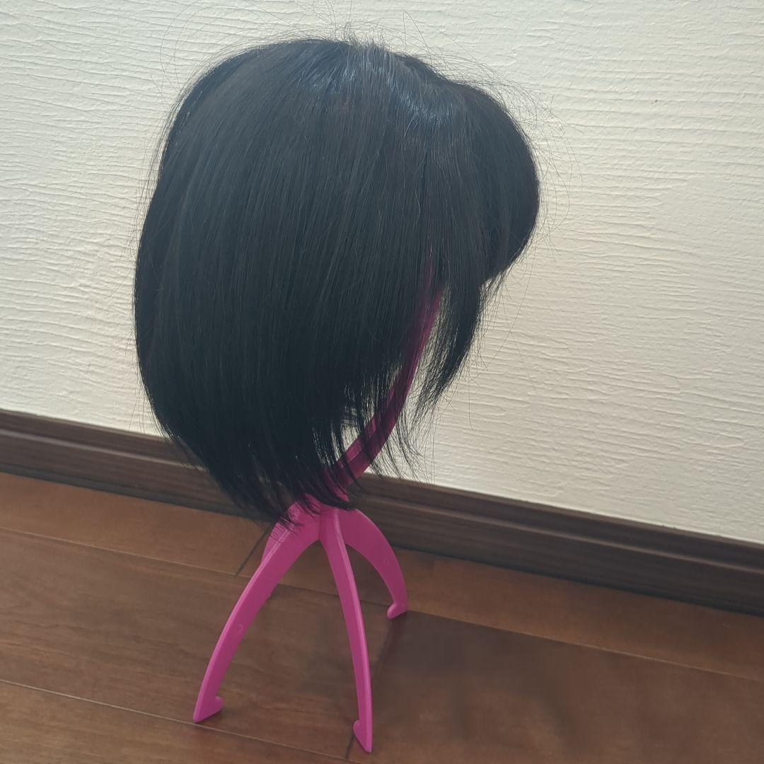 ウィッグ　ショート　ブラック　黒　リネアストリア