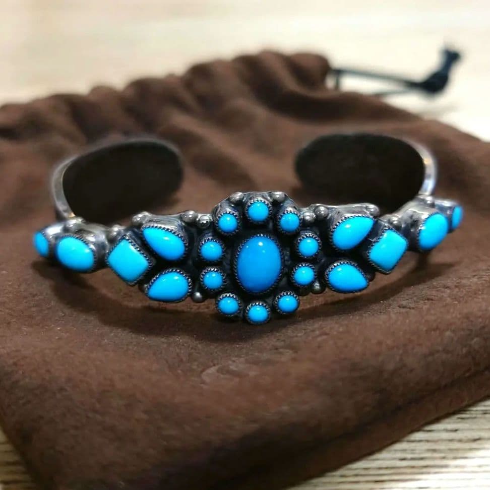 アクセサリー Leo Feeney Turquoise Cuff Bracelet used
