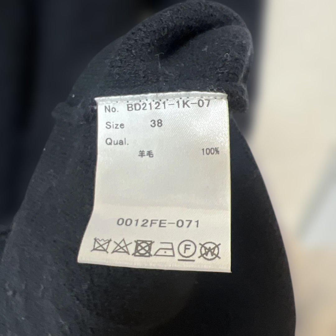 BORDERS at BALCONY ブラック ロングニットワンピース38サイズ