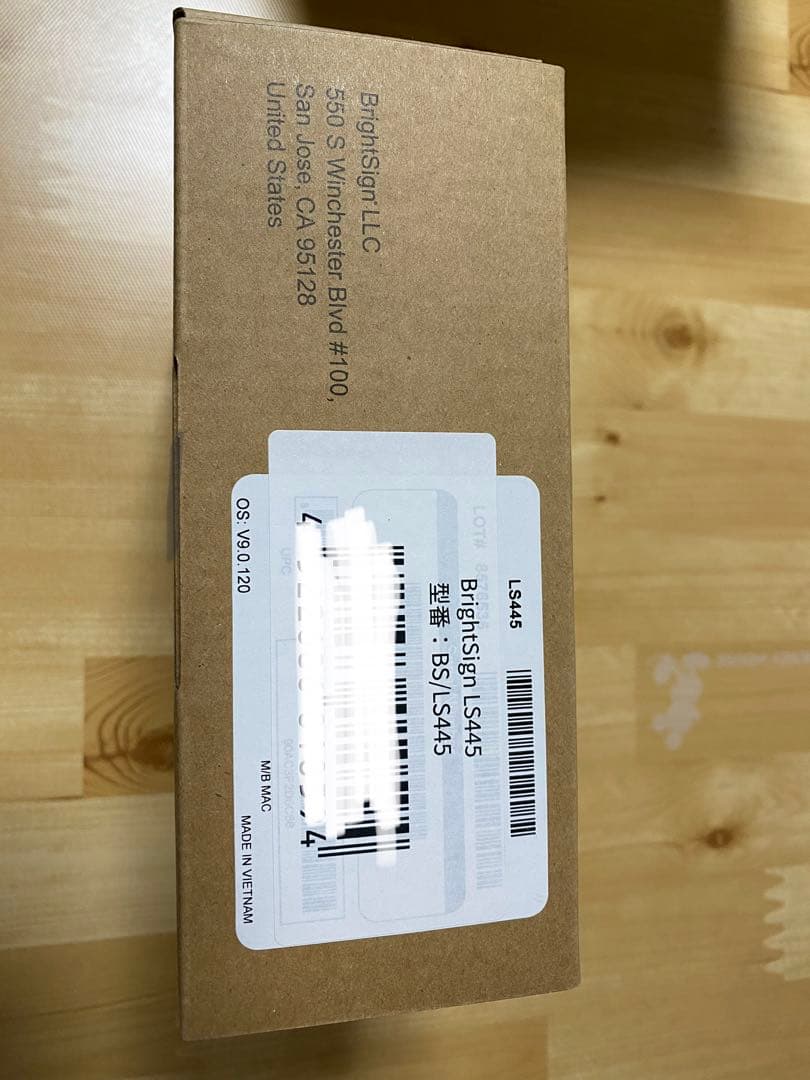 未開封・未使用　BrightSign LS445 デジタルサイネージプレーヤー