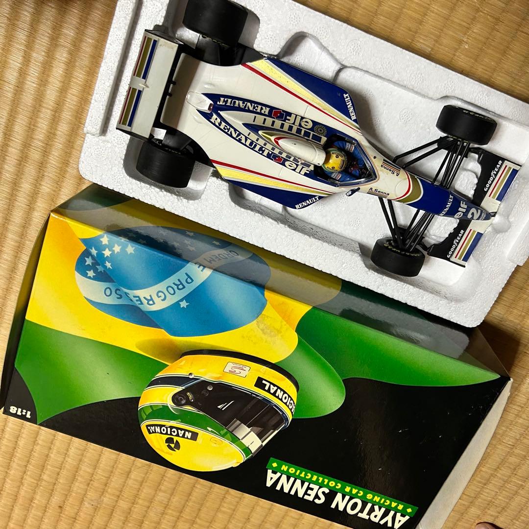 Ayrton Senna ルノー F1ミニカー 1/18スケールサンマリノ