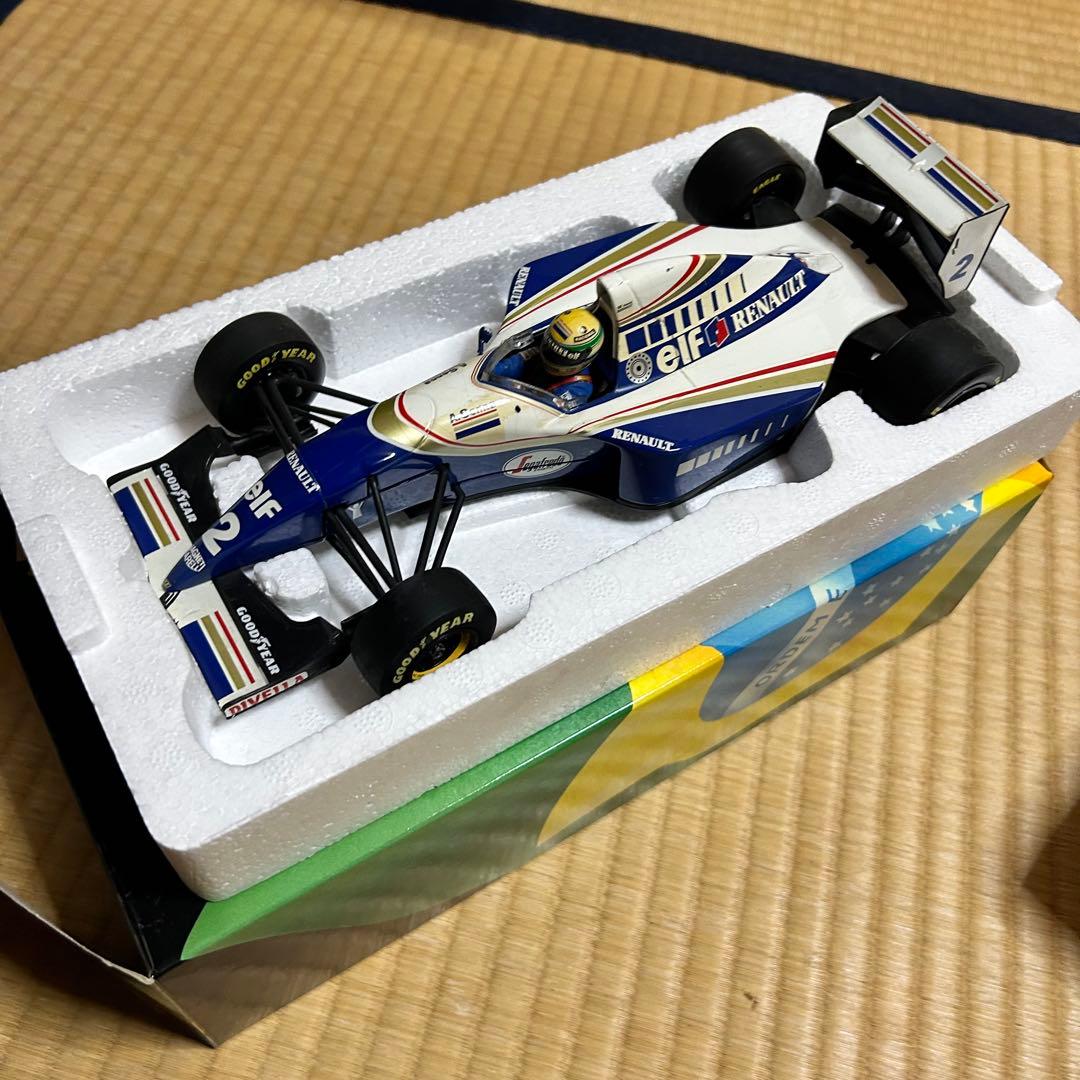 Ayrton Senna ルノー F1ミニカー 1/18スケールサンマリノ