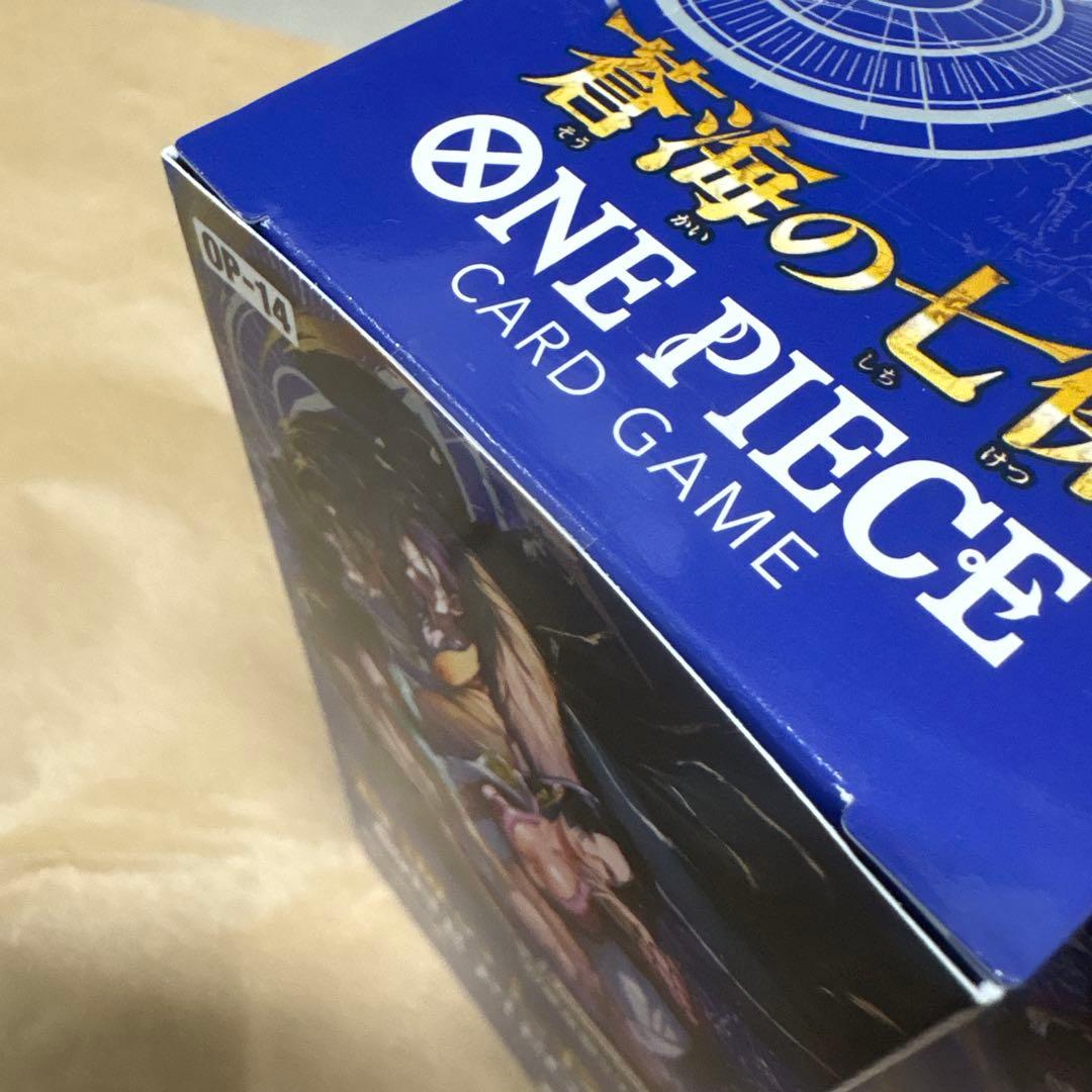 新品未開封のテープ付き。蒼海の七傑 ONE PIECEカードゲーム