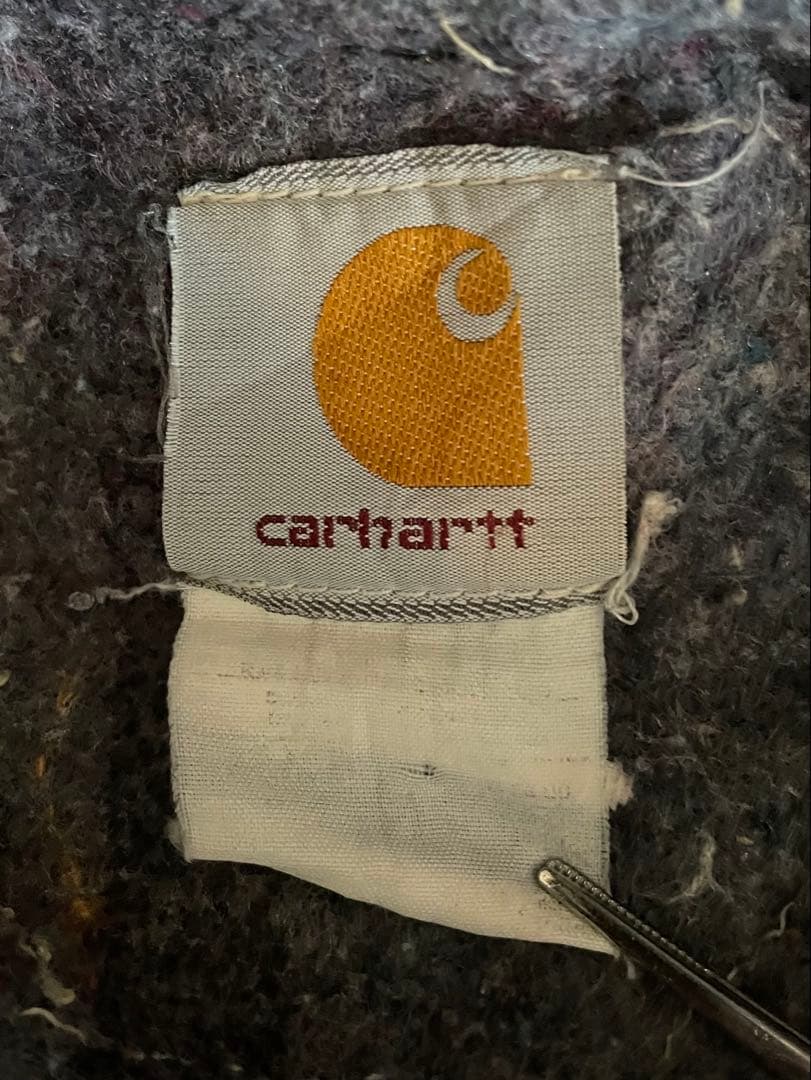 カーハート　デトロイトジャケット　企業ロゴ