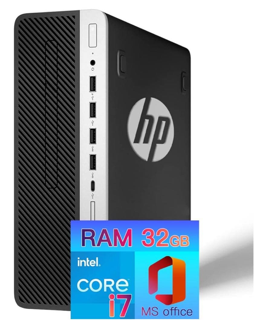 エイチピー【Intel Core-i7搭載&メモリ32GB】デスクトップPC