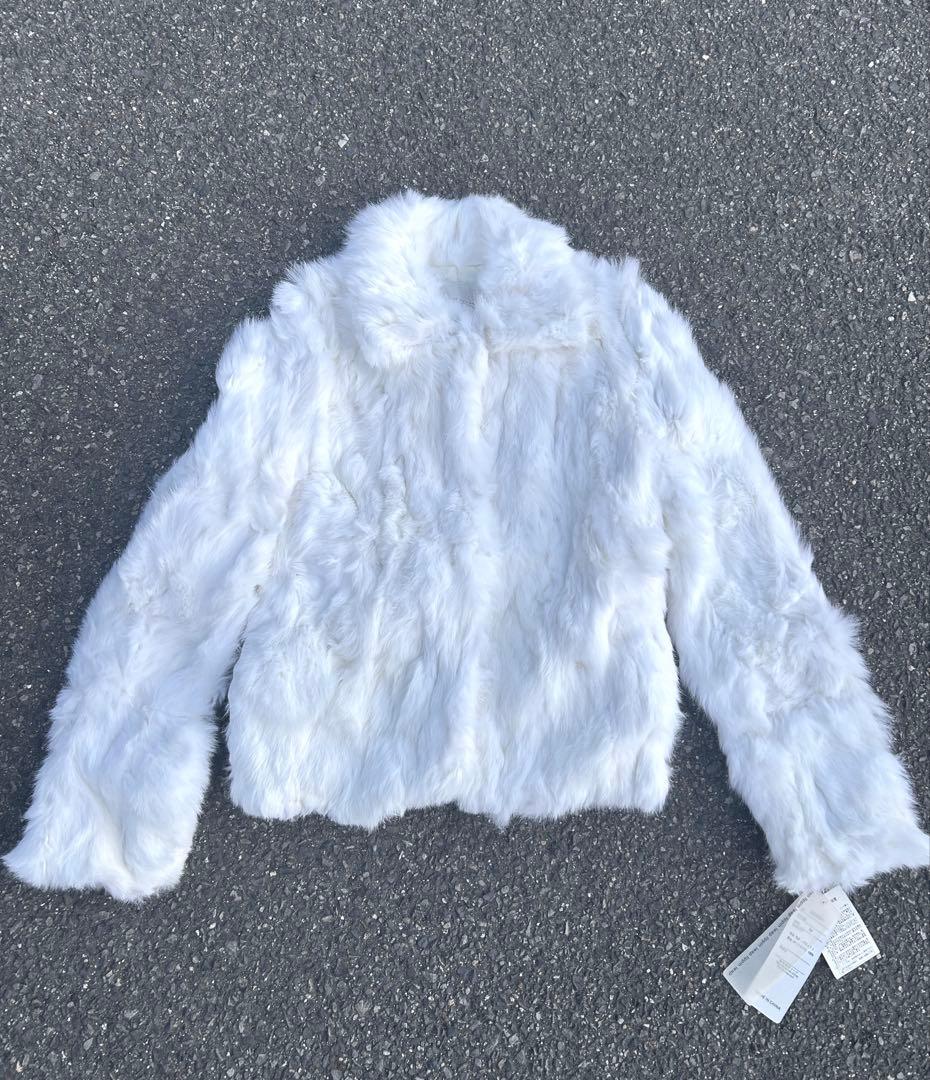 Y2K ラビット ファーコート ファージャケット ギャル archive 00s