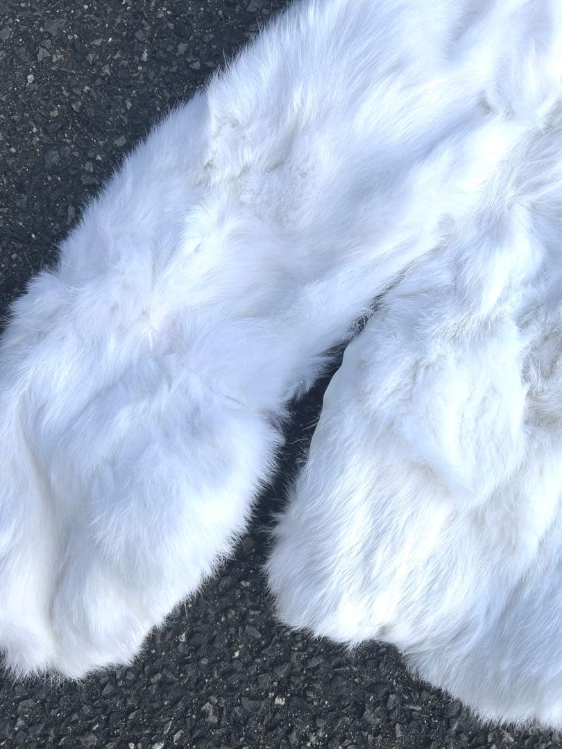 Y2K ラビット ファーコート ファージャケット ギャル archive 00s