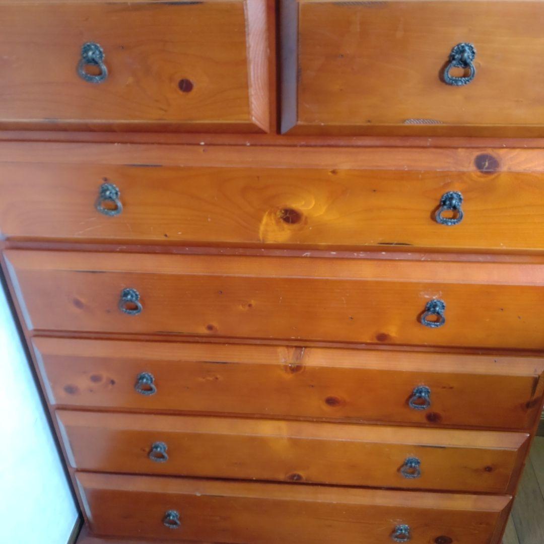 アンティーク風　木製タンス