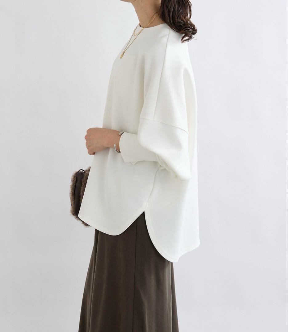 ダンボールポンチョプルオーバー　リブドロワ