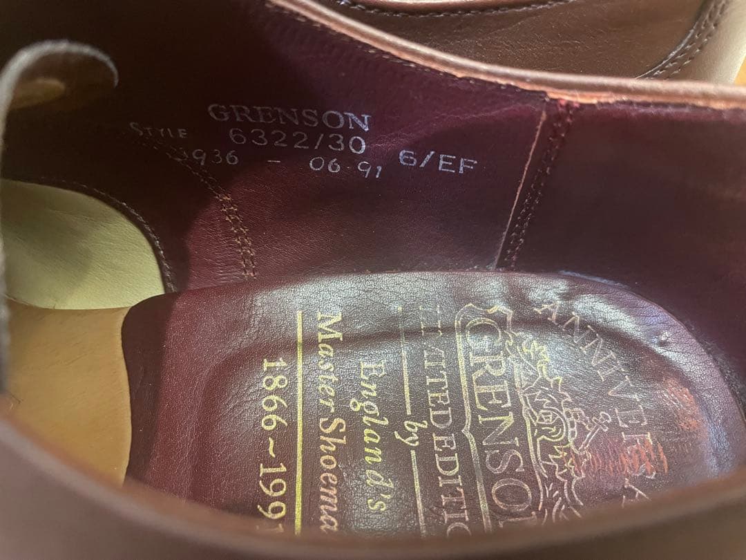 平*野様 【超希少】グレンソン フットマスター 125周年記念モデル 6EFシュ