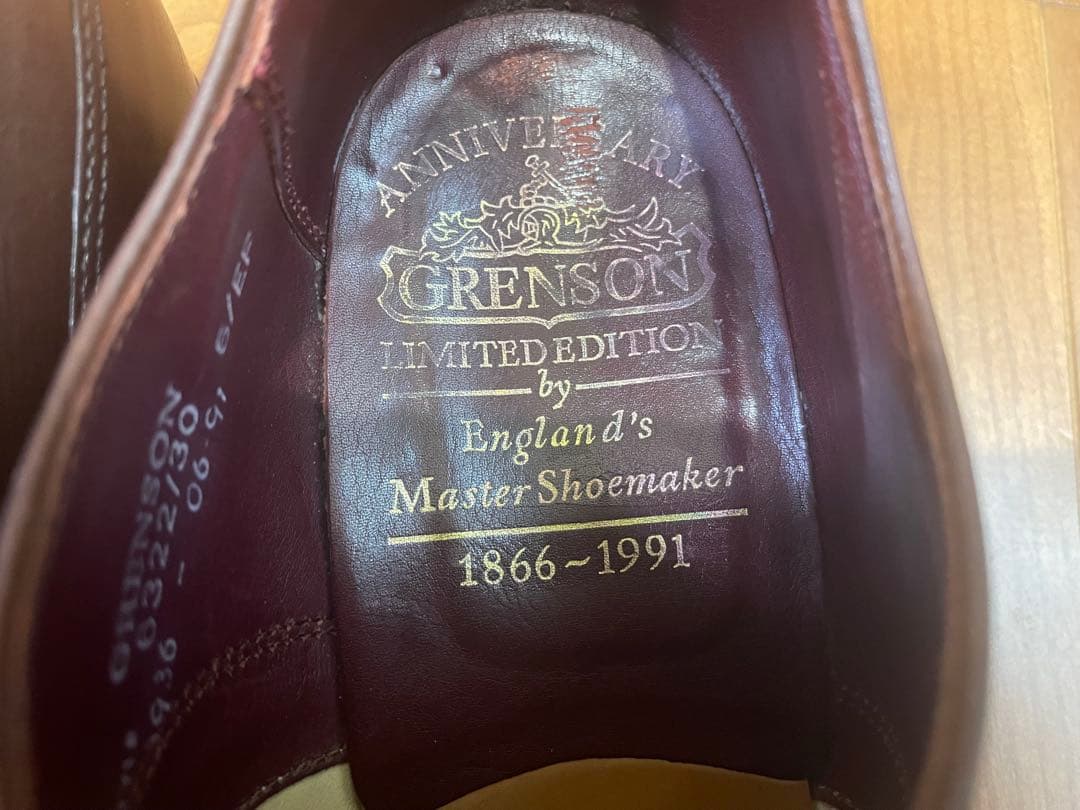 平*野様 【超希少】グレンソン フットマスター 125周年記念モデル 6EFシュ