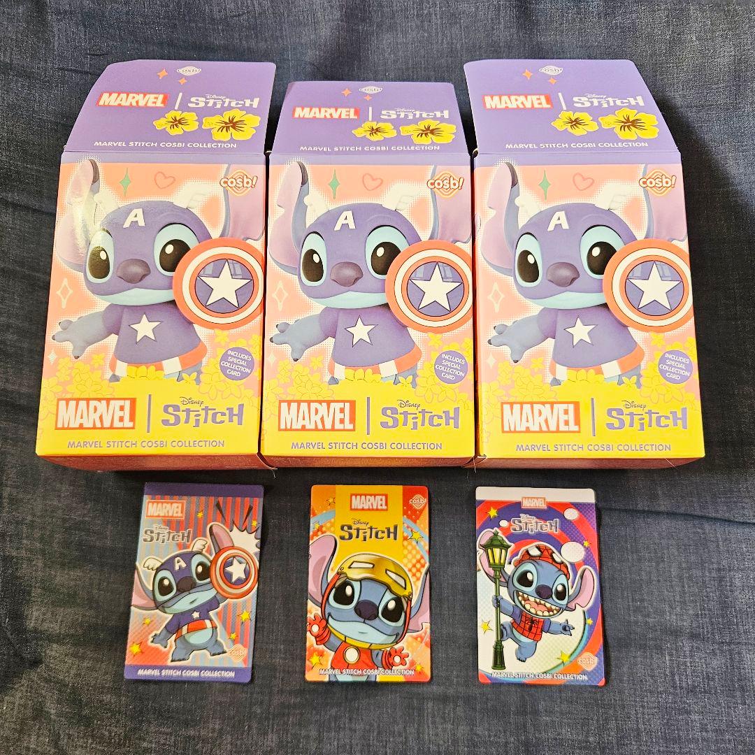 cosbiマーベル×スティッチ アイアンマン スパイダーマン キャプテンアメリカ