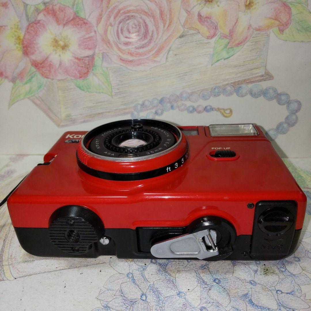 ☆☆極上美品❕動作確認済☆☆ コニカ KONICA C35 EF3 レッド