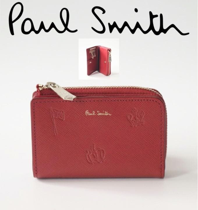 16,500円新品タグ付き【ポールスミス】王冠モチーフ 小銭入れ＆4連キーケース
